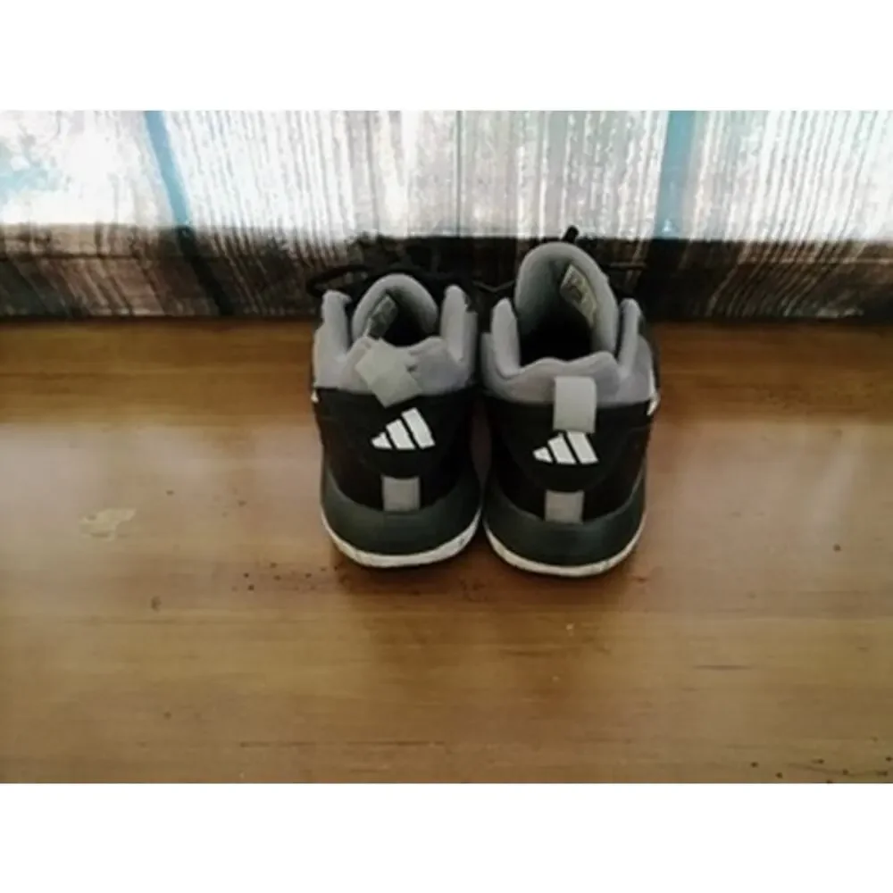 adidas Cross 'Em‎ Up Select Kids Black/White/Grey Size 5